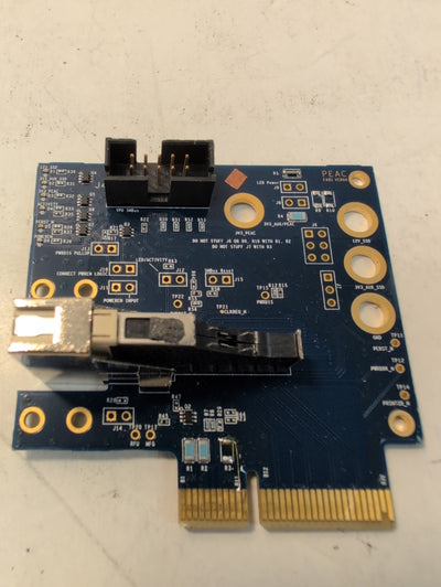 🔥 PEAC Intel PEAC100 PCIE to EDSFF Adapter Card  Test Board J84946-100 -