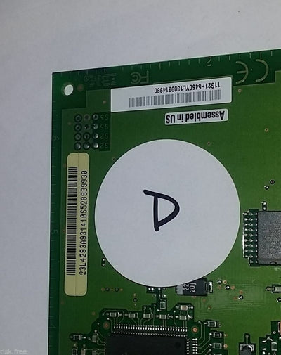 IBM AS/400 PCI 10/100 Ethernet IOA Adapter Card 9406 FC:2838