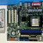 MS-7184 Motherboard 7184 V1.0 RS482-A12 SB400-A3 Socket 939 W/ AMD CPU & Plate ~