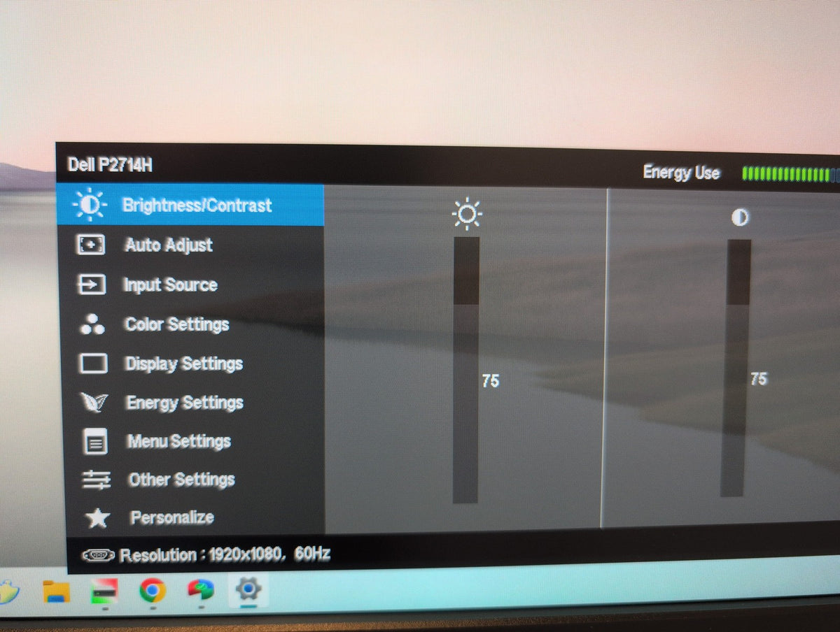 🎸 Dell P2714H P2714Hc 27 inch Full HD LED Monitor VGA DVI DisplayPort Tested