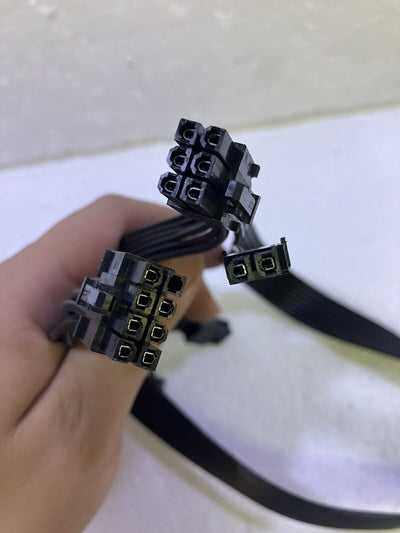 ~ 1x EVGA SuperNOVA 8 PIN To Dual 8pin (6+2) (6+2) PCI-e VGA Power Supply Cable