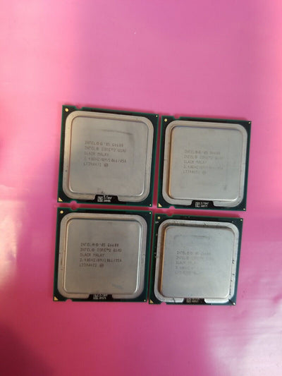 Lot of 3 INTEL Q6600 CORE 2 QUAD 2.4GHZ CPU 8MB 1066MHz CPU