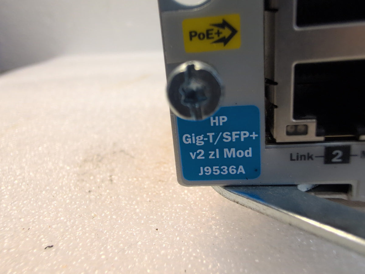 🎸 HP ProCurve Gig-T/SFP+ v2 zl Module J9536A 20-Port PoE+ Switch Line Card