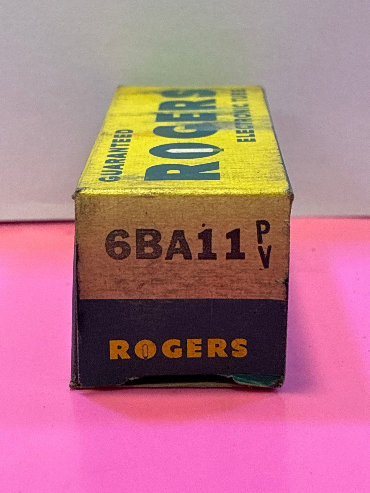 🔥 Rogers 6BA11 P/V Vacuum Tube in Original Box - Vintage NOS Electronic Tube