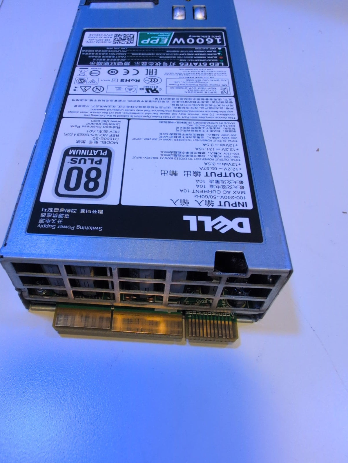 🎸 Dell 1600W 80 Plus Platinum Hot-Swap Server Power Supply D1600E-S0 095HR5
