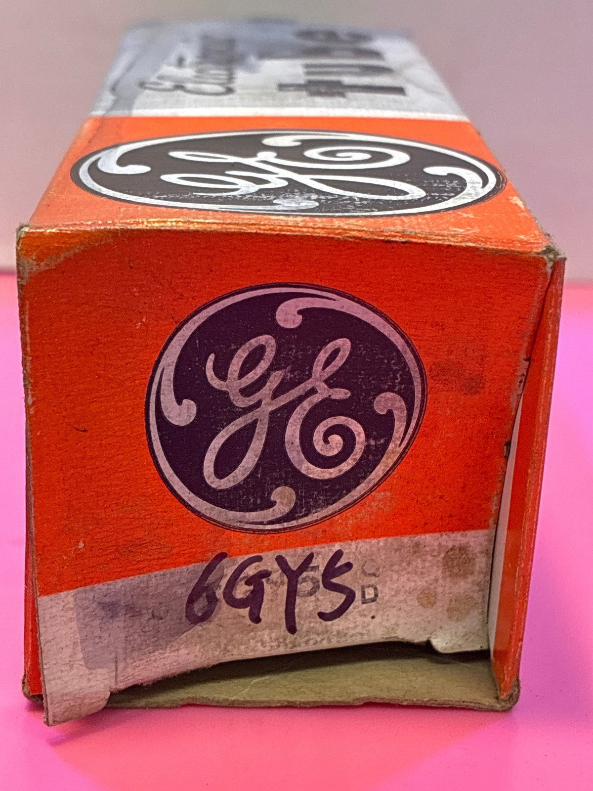 🔥 General Electric GE 6GY5 Vacuum Tube in Original Orange GE Box