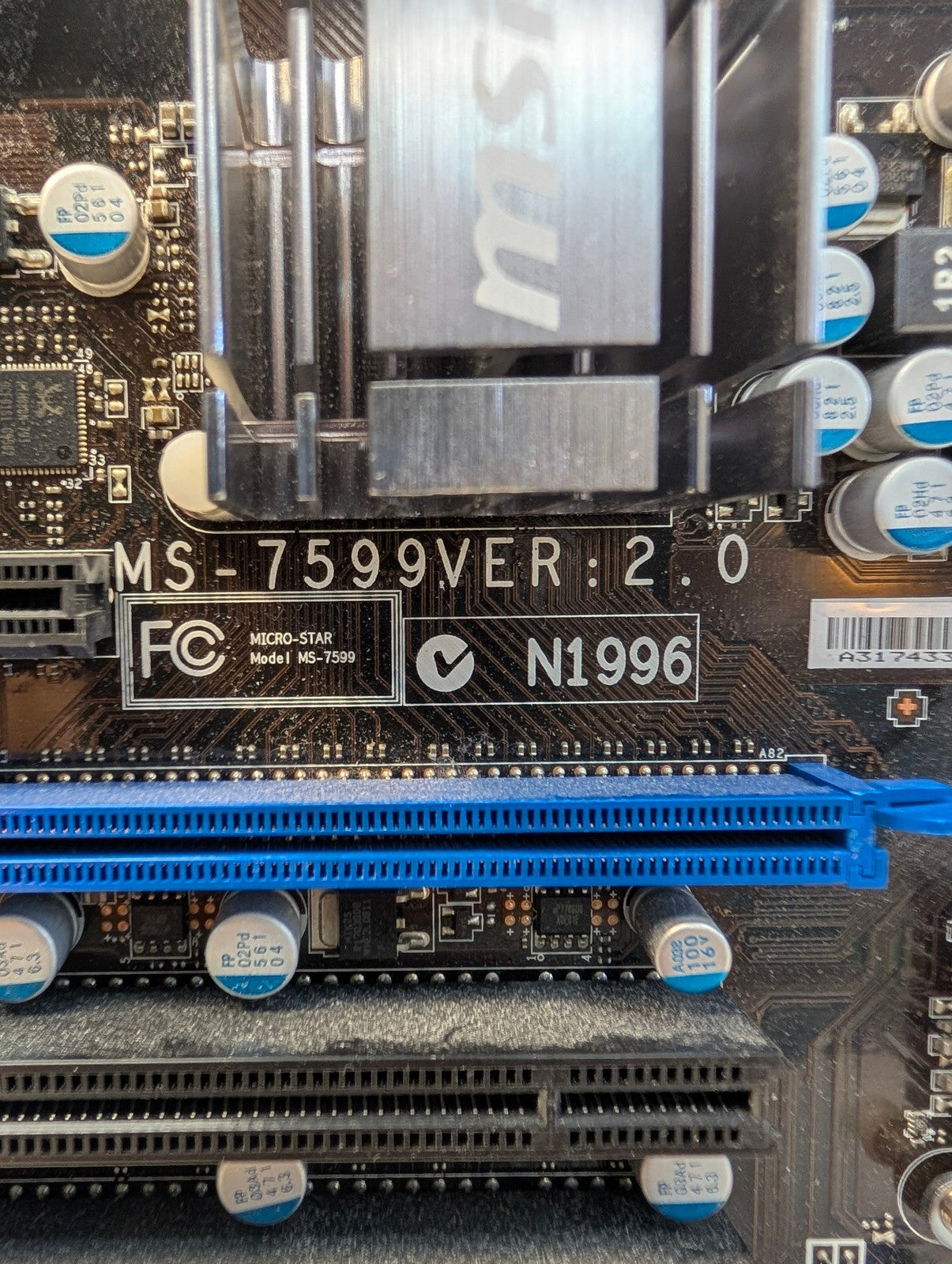 MSI 770-G45 AM3 ATX Motherboard MS-7599 Ver 2.0 DDR3 with I/O Shield -