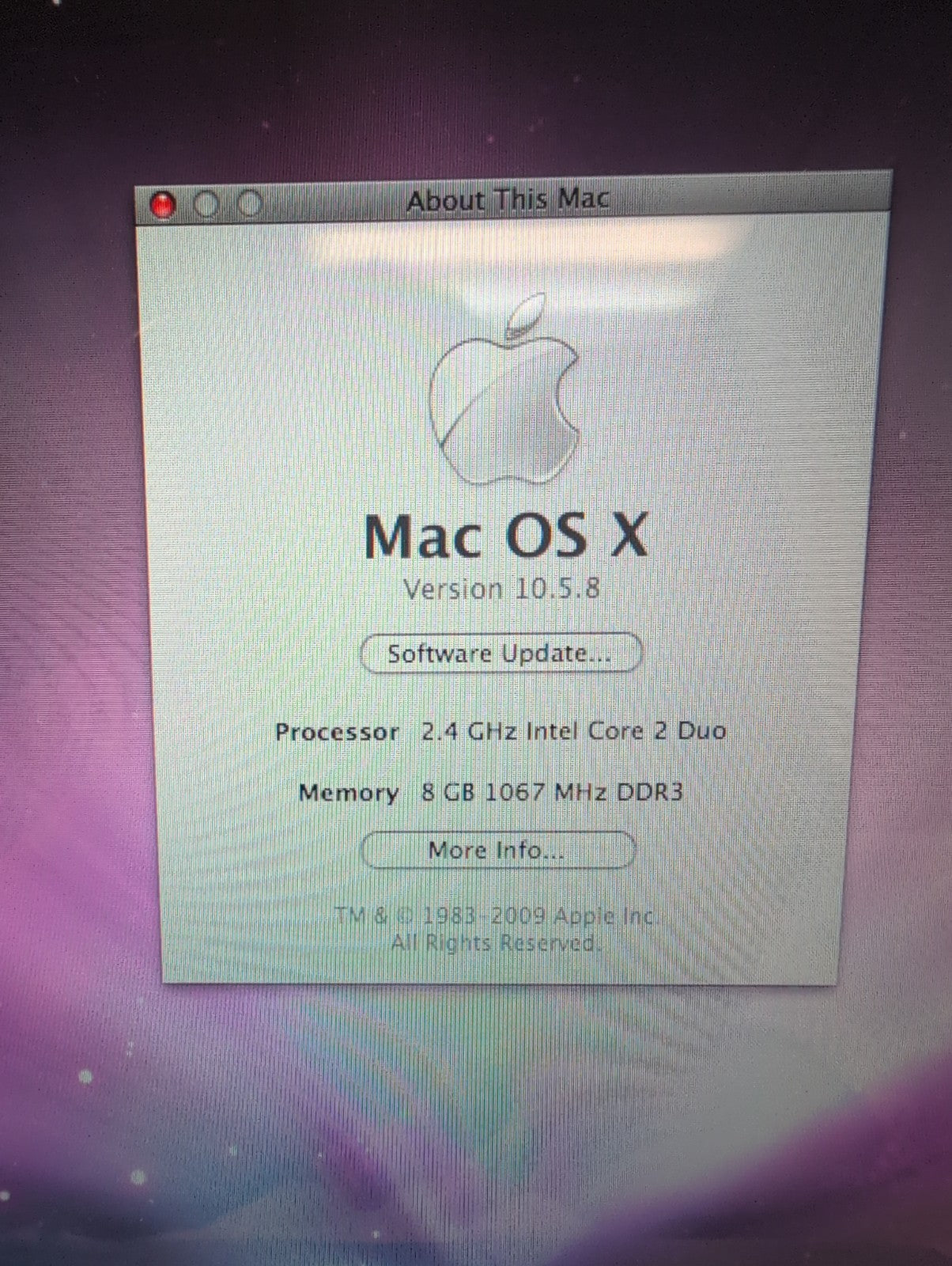 🔥NICE Apple MacBook PRO A1278 13'' 2008 C2D 2.4GHz/8GB RAM/240GB SSD /10.5 -