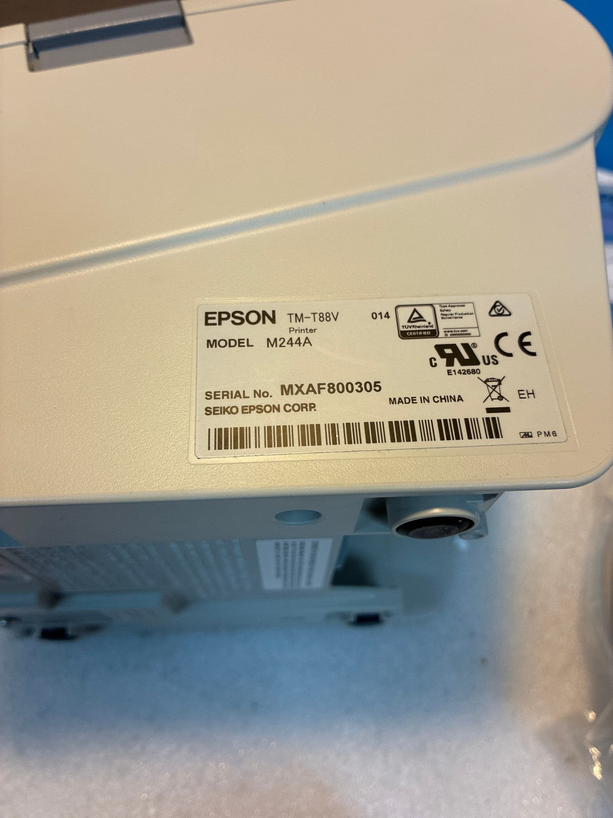 Grade A ~ 🔥 Epson TM-T88V M244A Thermal Receipt Printer USB Serial with PS-180