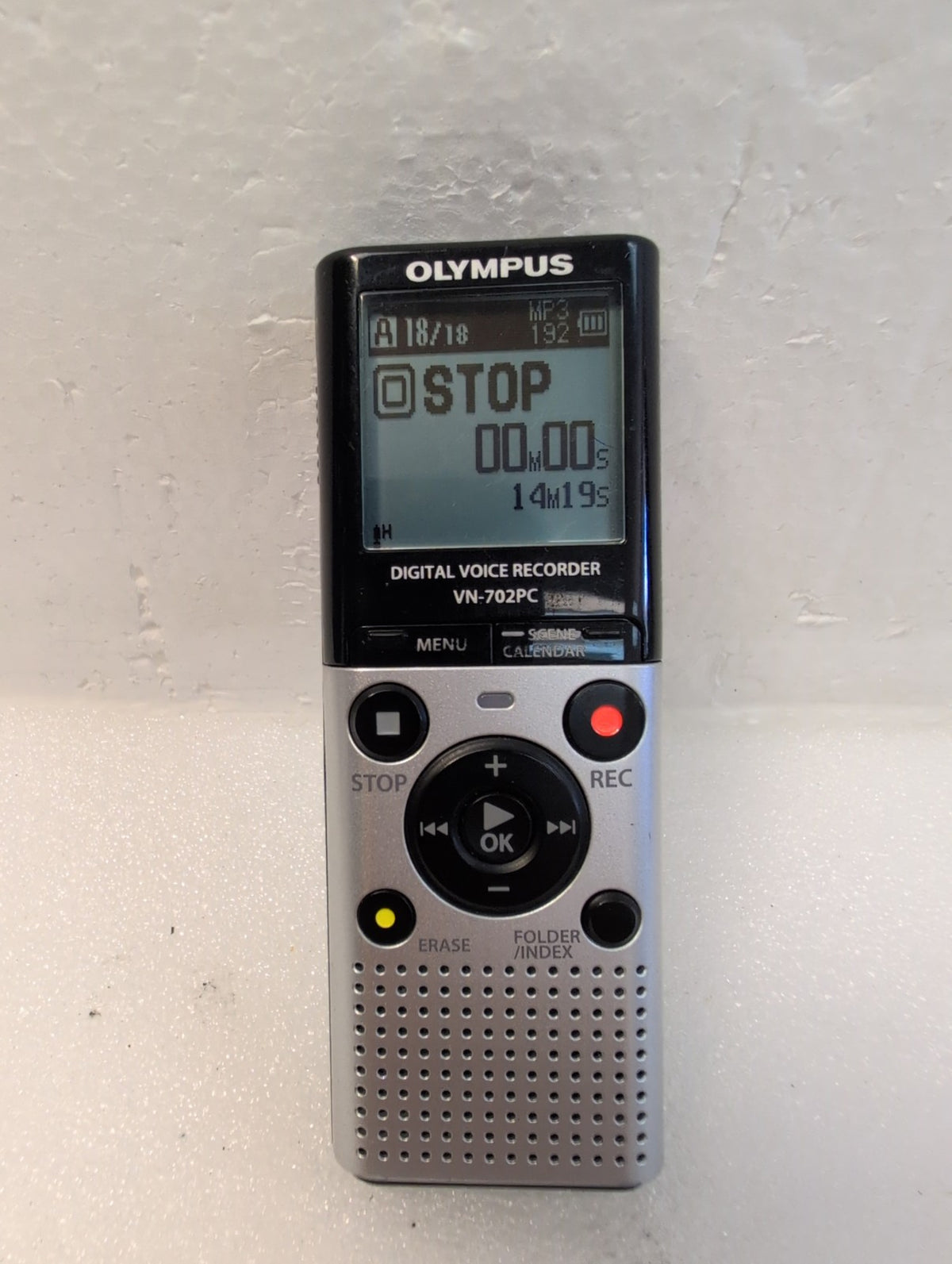 🎸 Olympus VN-702PC Digital Voice Recorder Dictaphone MP3 Handheld Tested