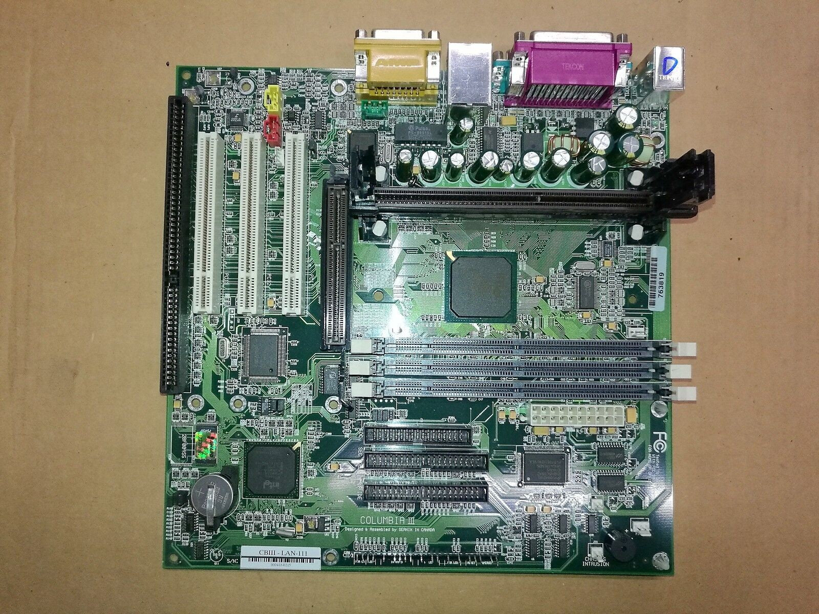  SEANIX COLUMBIA III MOTHERBOARD CBIII-LAN-111 000418-0215