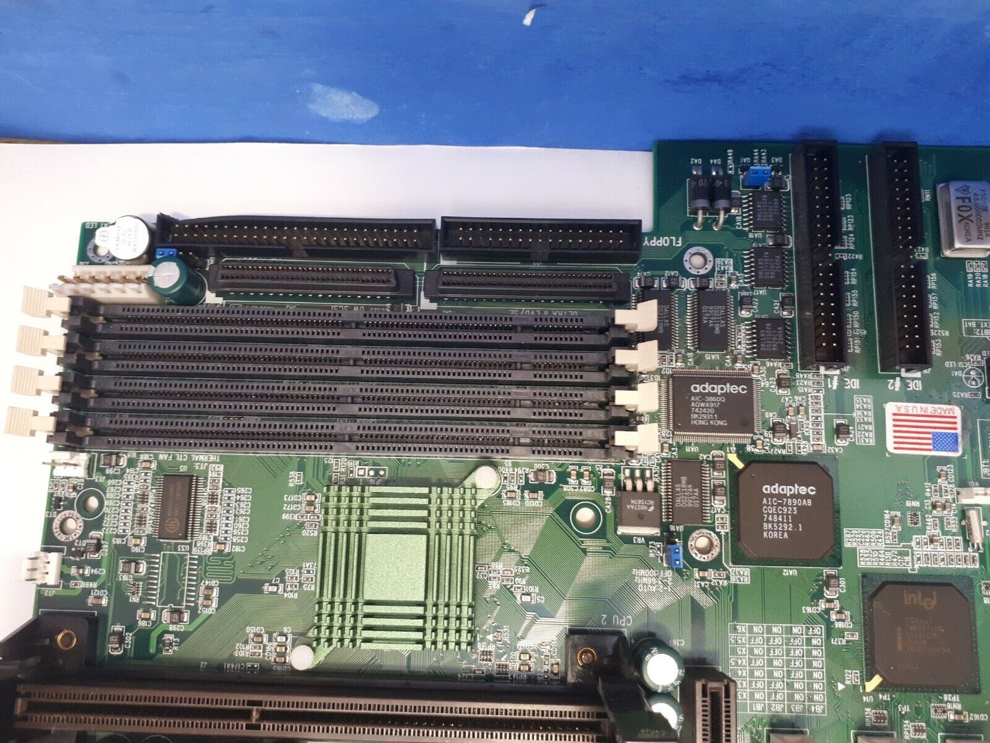 SUPER P6DGU motherboard SM653828 dual CPU Slots