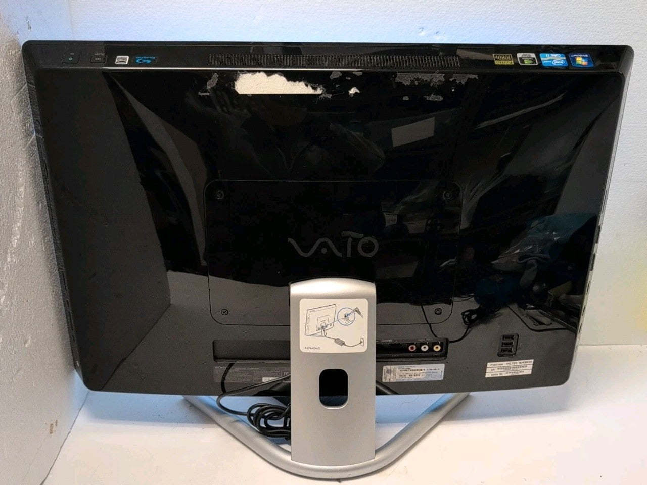 🔥NICE Sony VAIO VPCL215FD  24" All In One PC  i7-2630QM CPU/4GB/1TB HDD/WINXP -
