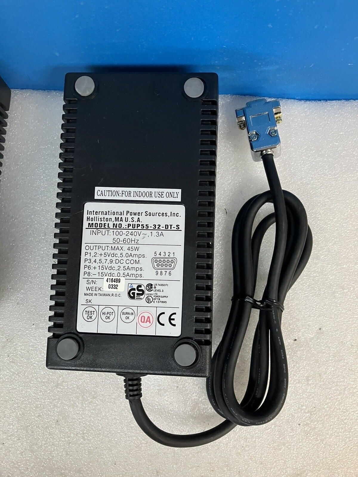~2x International Power Sources PUP55-32-DT-S Power Supply 100-240V 1.3A 50-60Hz