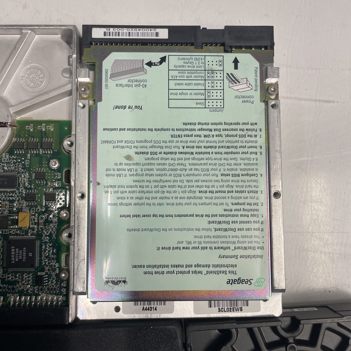 Lot Of 5- Mixed Brand Desktop IDE HDD 20G 3.5” Hard Drive Tested & Working +