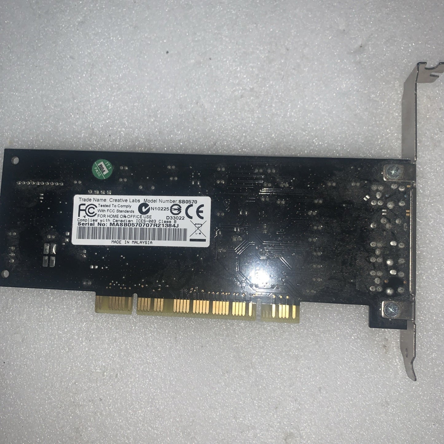 Creative Labs SB0570 Sound Blaster Audigy PCI Sound Card