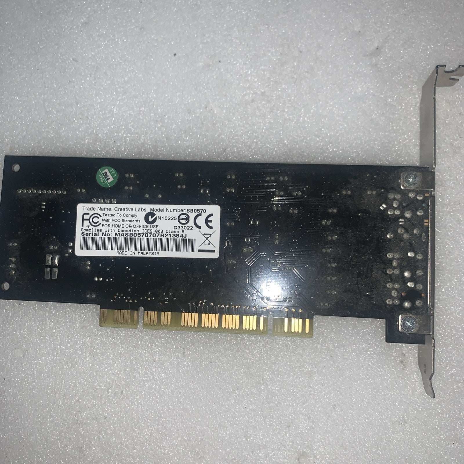 Creative Labs SB0570 Sound Blaster Audigy PCI Sound Card