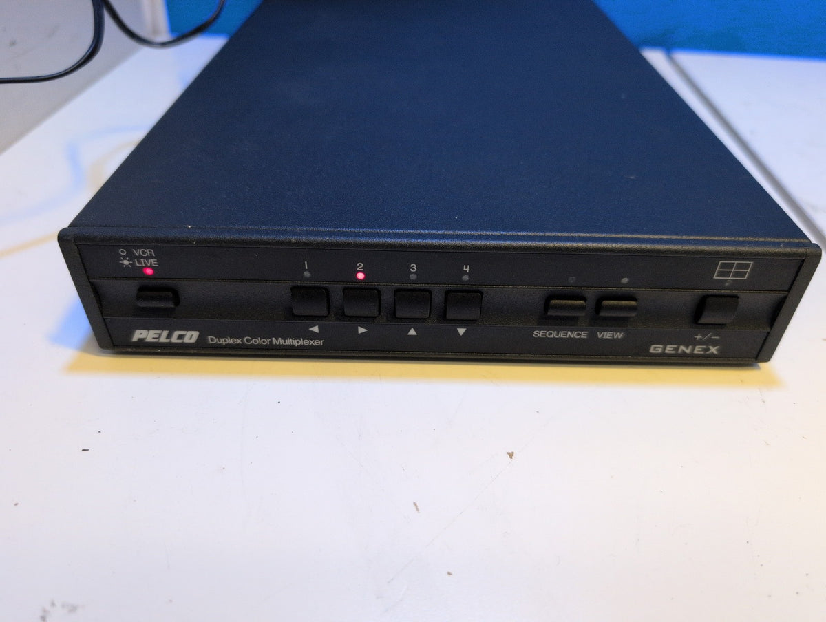 🎸 Pelco MX4004CD Duplex Color Multiplexer 4-Channel CCTV Security GENEX