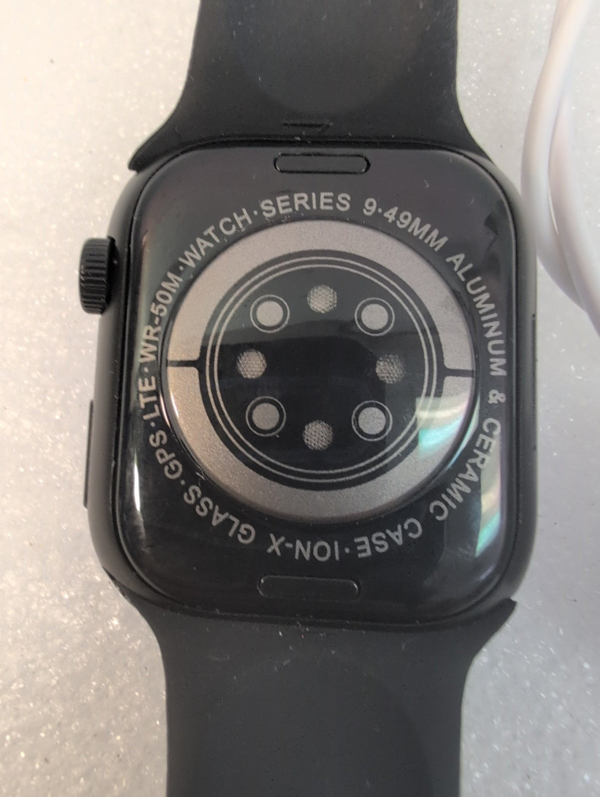 🎸Apple Watch S9 Series 9 GPS+LTE 9-49mm Aluminum Black Band Tested 