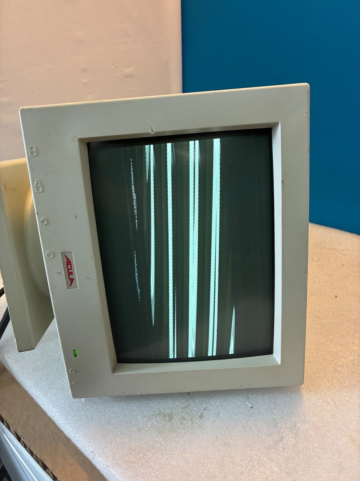 🔥 Acula AM-1038F Vintage CRT Computer Monitor 14in Beige Retro Display