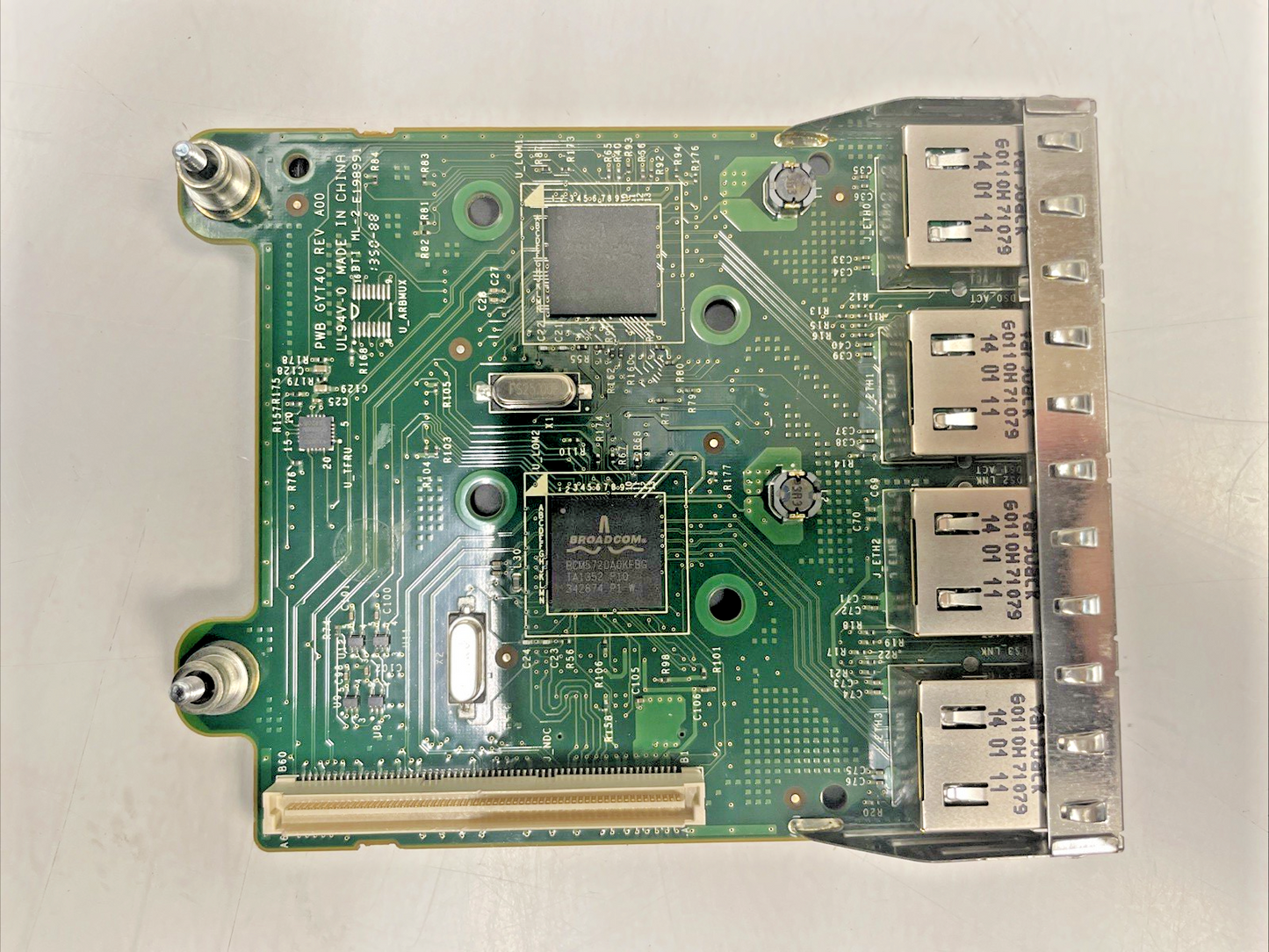 2X  Dell Ethernet Network Daughter Card P/N: 0FM487  +