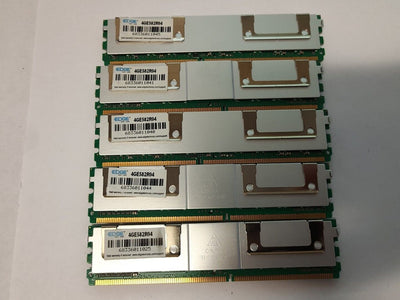 -  LOT OF 5 EDGE TECH 4GE582R04 SERVER RAM