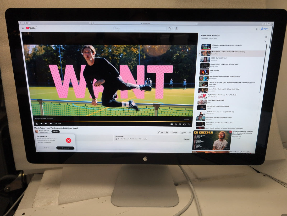 🎸 Apple 27-inch A1407 Thunderbolt Display 2560x1440 LCD IPS Monitor