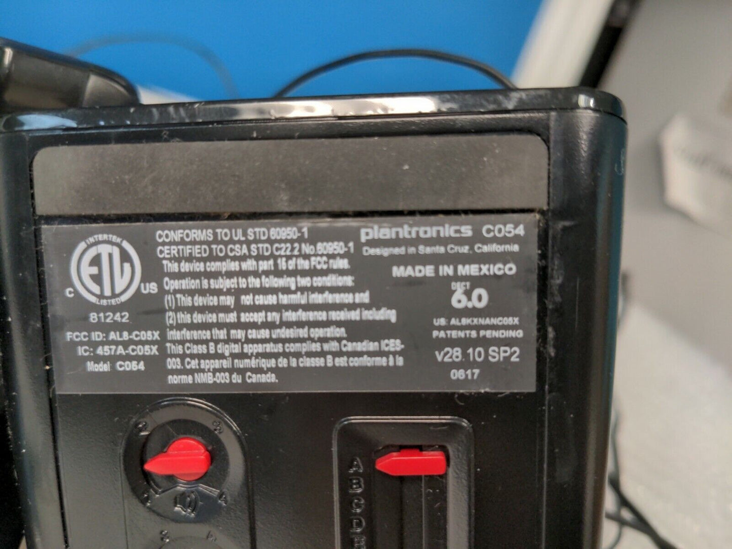 - 3x Plantronics C054 Base + WH500 WIRELESS HEADSET System