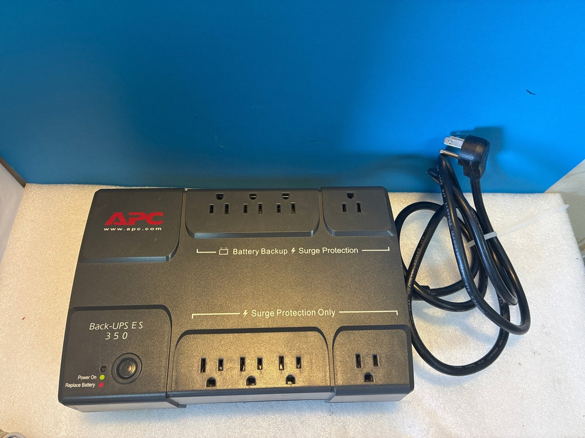 🔥 APC Back-UPS ES 350 BE350R 350VA Battery Backup Surge Protector 6-Outlet