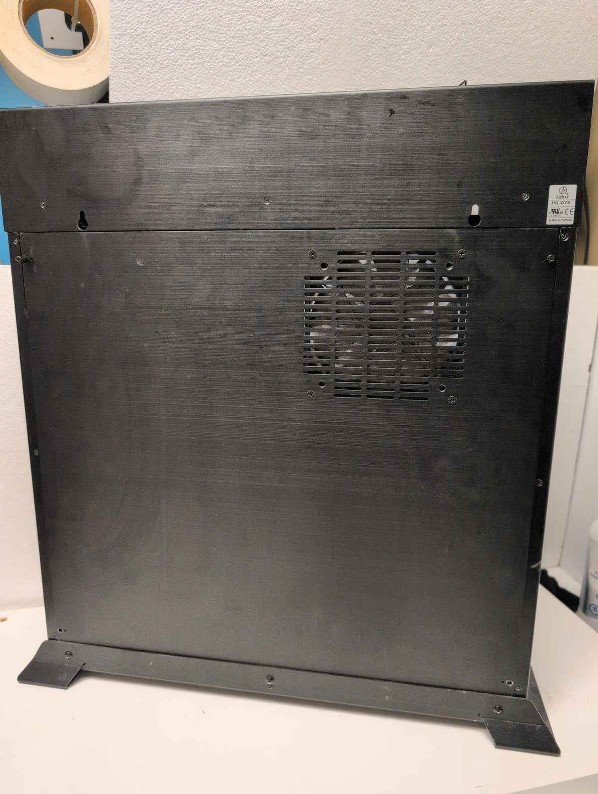 🎸 Lian Li PC-07S Tempered Glass Mini-ITX/ATX PC Case Black With Power Supply