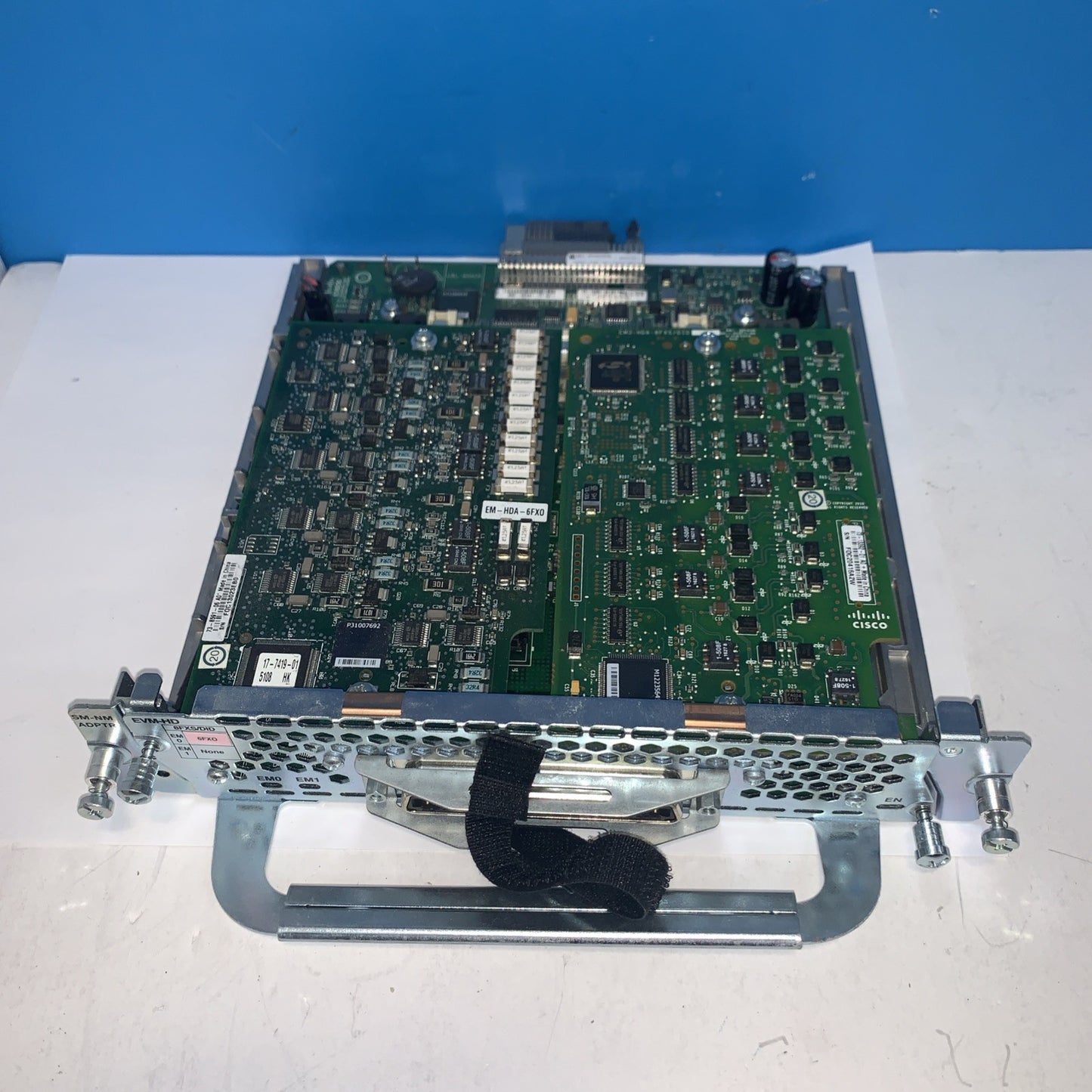 Cisco EVM-HD-8FXS/DID /  SM-NM-ADPTR /EM-HDA-6FX0 /  73-13392-01 A0