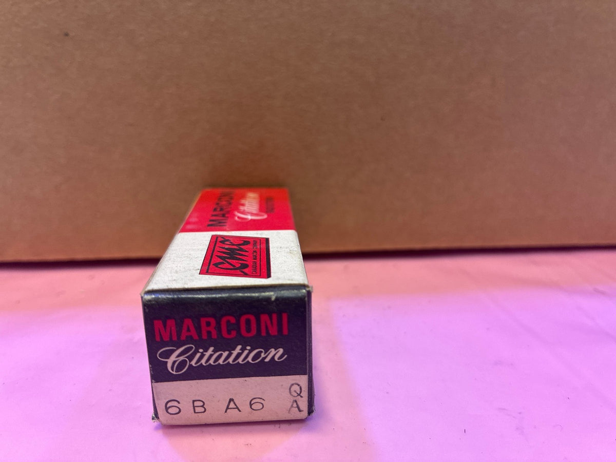 🔥 Marconi Citation 6BA6 Vacuum Tube in Original Box Canadian Marconi CMC