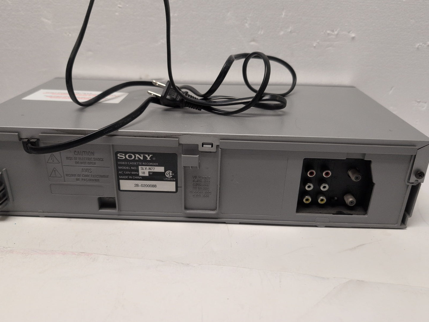 🔥 Sony SLV-N77 VCR Hi-Fi Video Cassette Recorder (No Remote)  Tested -
