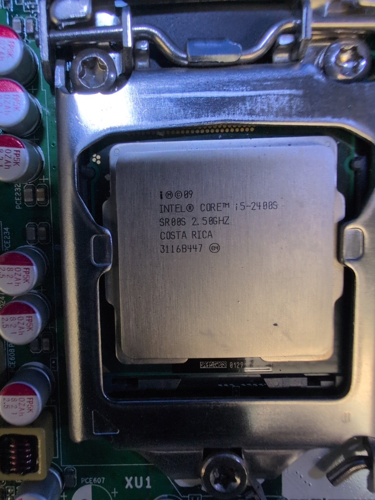 Lenovo ThinkCentre M91p (USFF)  Motherboard - 03T8007 With i5-2400 & 4GB Ram -