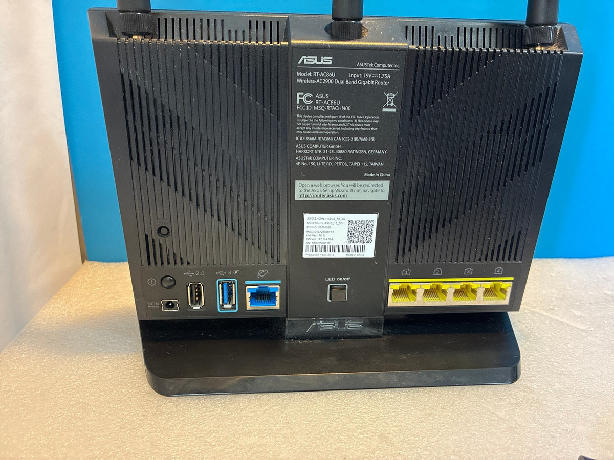 🔥 TP-Link Archer C59 AC1350 & ASUS RT-AC86U AC2900 Wireless Routers Lot of 2