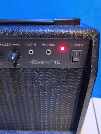 🎸 Electar 10 Watt Solid State Guitar Practice Combo Amplifier Black 4in Speaker