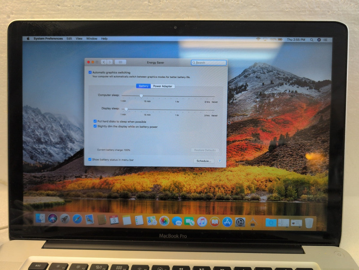 🎸 Apple MacBook Pro 15-inch A1286 2011 Core i7 2GHz 500GB HDD 4GB RAM Silver