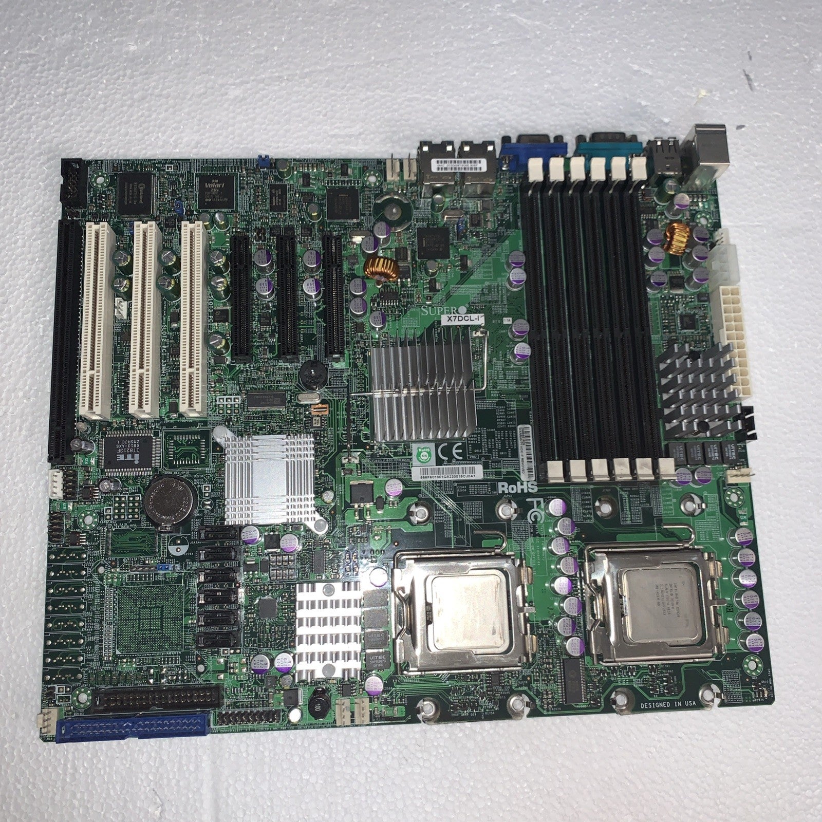 Supermicro X7DCL-I Dual 2x LGA771 Intel Xeon 5420 CPU ATX  Motherboard