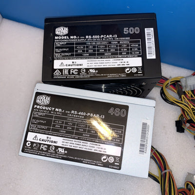 🔥Cooler Master 460-500W power supplies w/ 6P PCIe