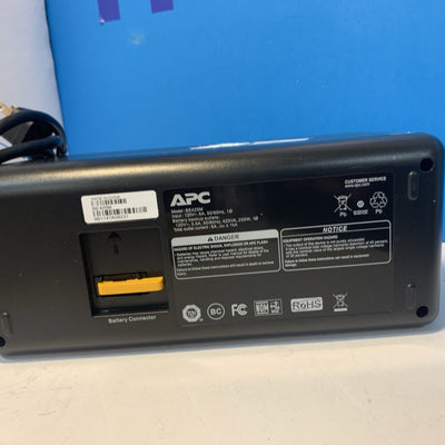 1x APC Back-UPS BE425M 6-Outlet 120V 425VA Uninterruptible Power Supply (No Bat)