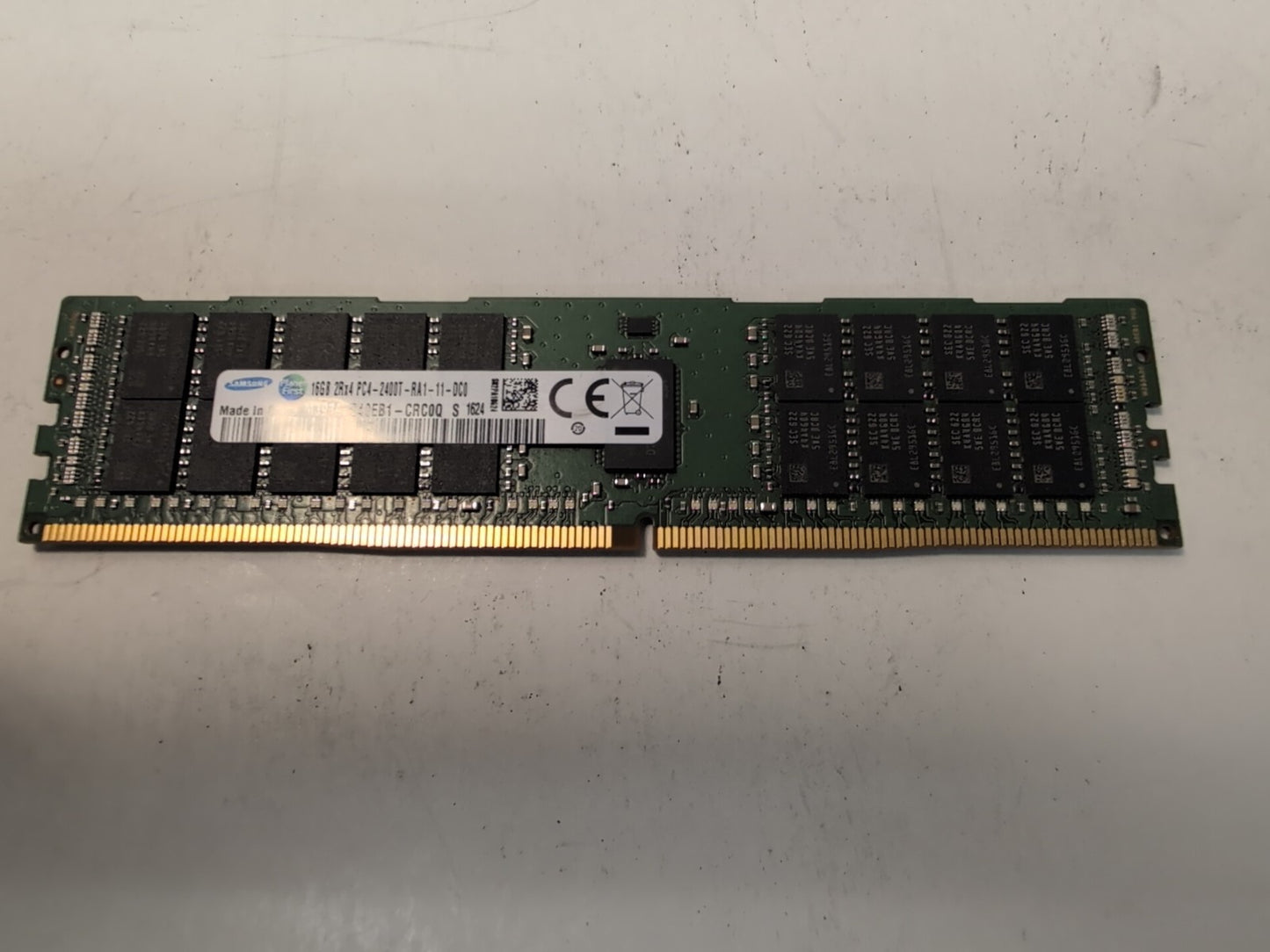 🔥 Samsung 16GB 2Rx4 PC4-2400T DDR4 M393A2G40EB1-CRC0Q ECC RDIMM Server Memory -