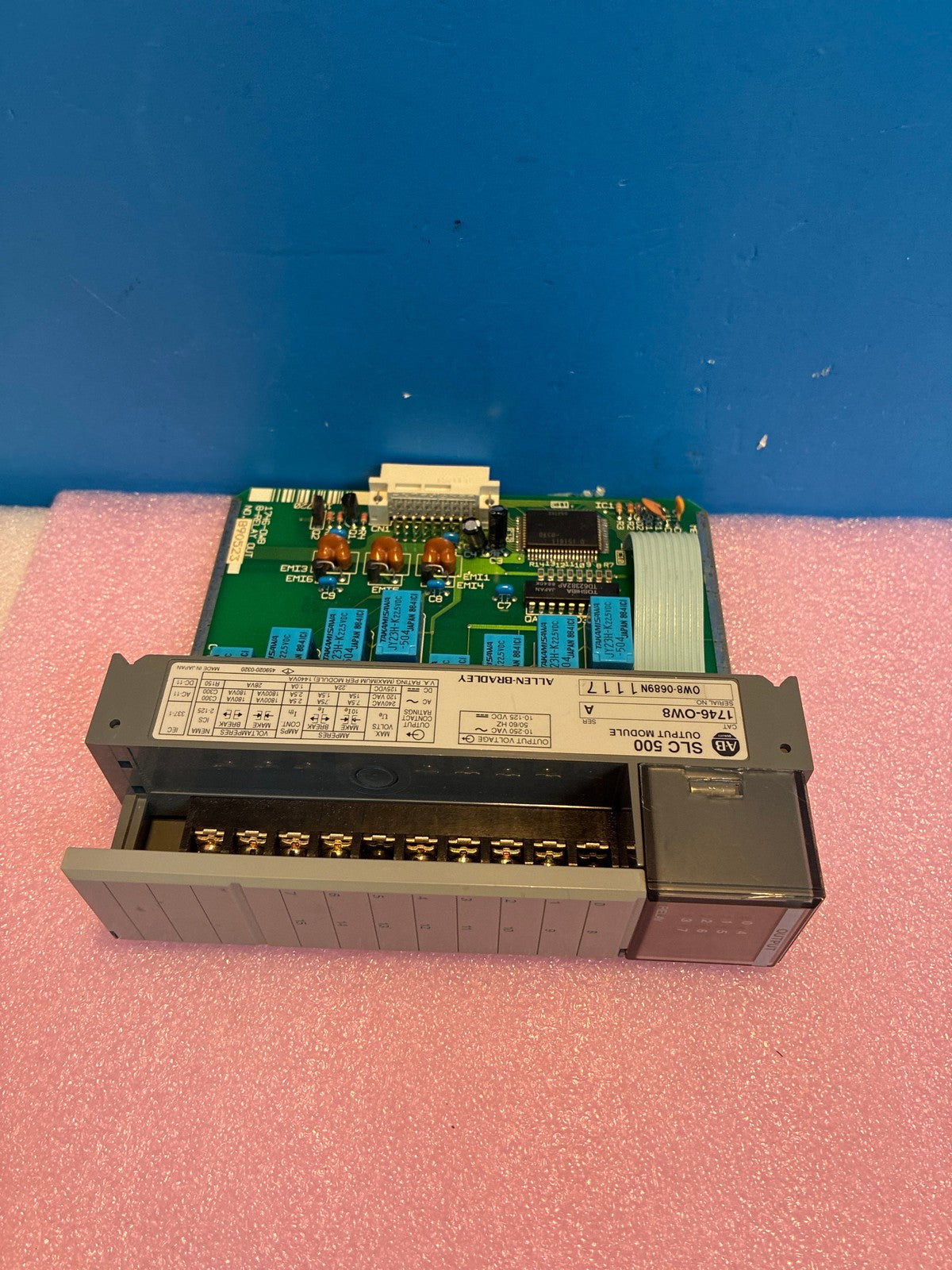 🔥 Allen-Bradley SLC 500 1746-OW8 8-Relay Output Module Series A