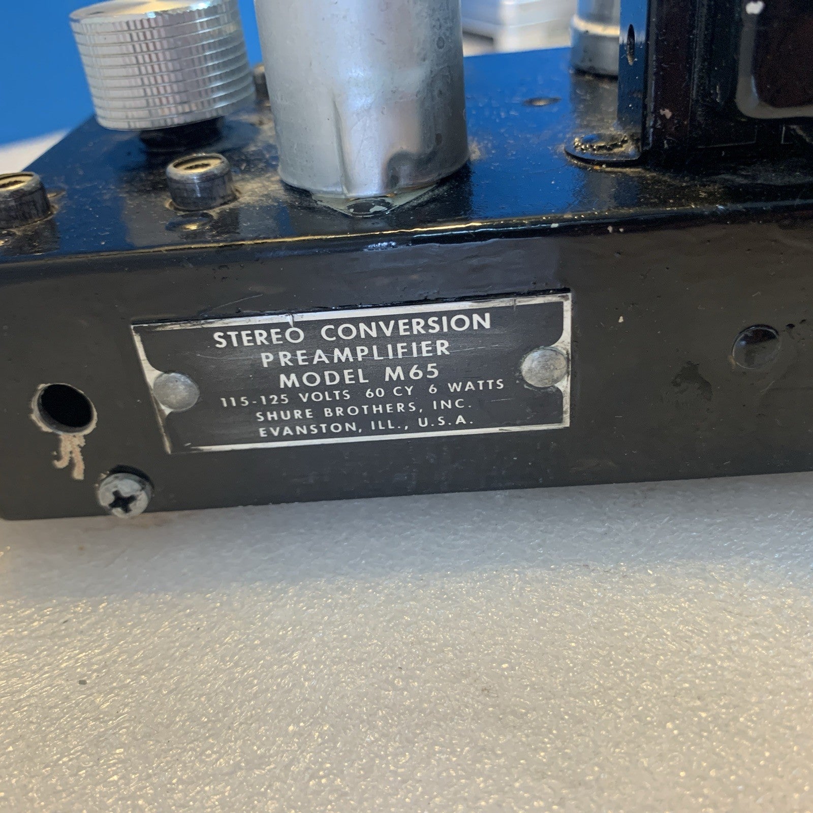 🔥 Vintage Shure M65 Stereo Conversion Preamplifier