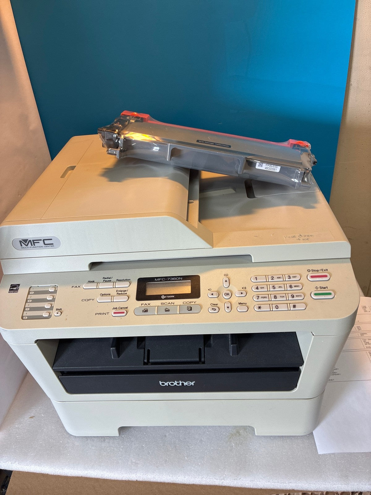 🔥 Brother MFC-7360N Monochrome Laser All-In-One Printer (drum requires replace)