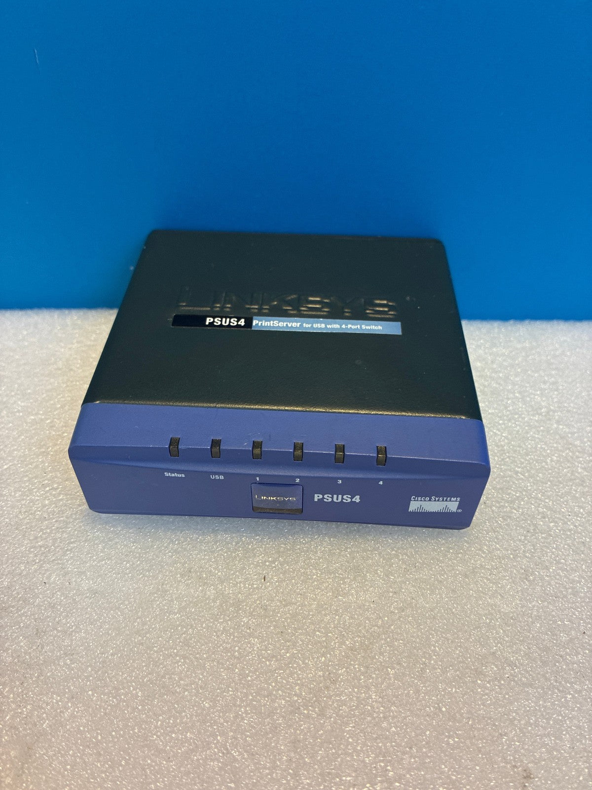 🔥 Linksys PSUS4 PrintServer for USB with 4-Port Ethernet Switch