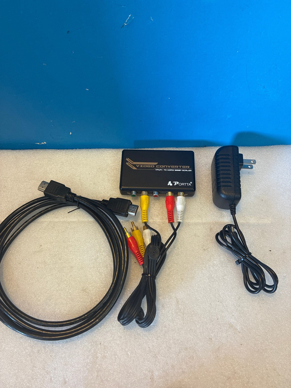 🔥 Portta YPbPr Component/Composite to HDMI 1080P Video Converter Scaler