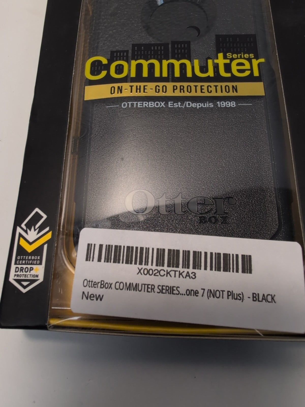 🔥NEW Otter Commuter Black On-The-Go Protection iPhone 7 Case -