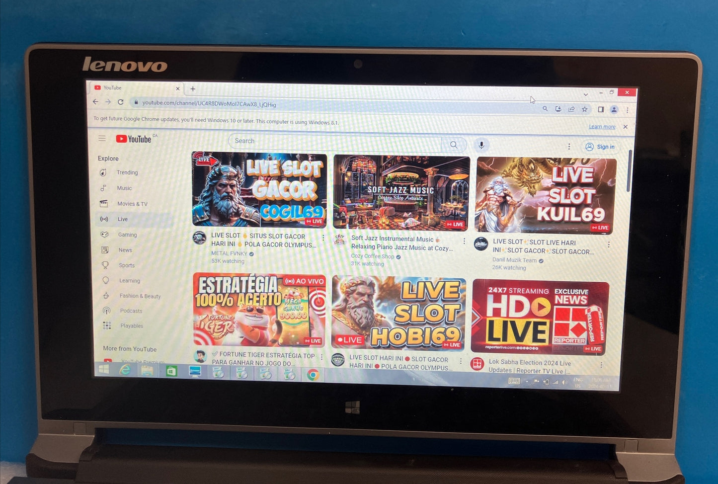 Lenovo IdeaPad Flex 10 Touchscreen Laptop Celeron N CPU, 2GB RAM (Bad Battery) ~