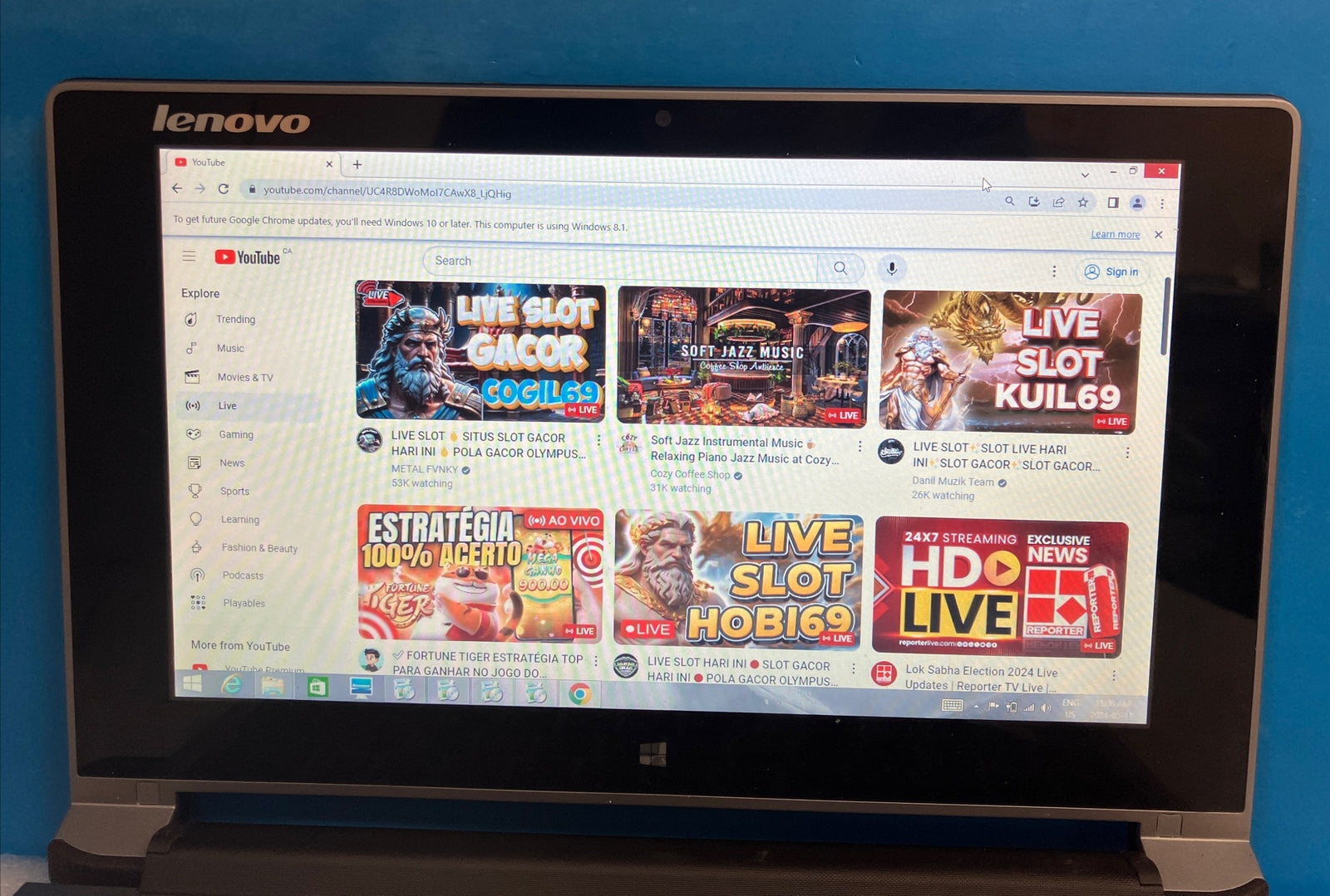 Lenovo IdeaPad Flex 10 Touchscreen Laptop Celeron N CPU, 2GB RAM (Bad Battery) ~