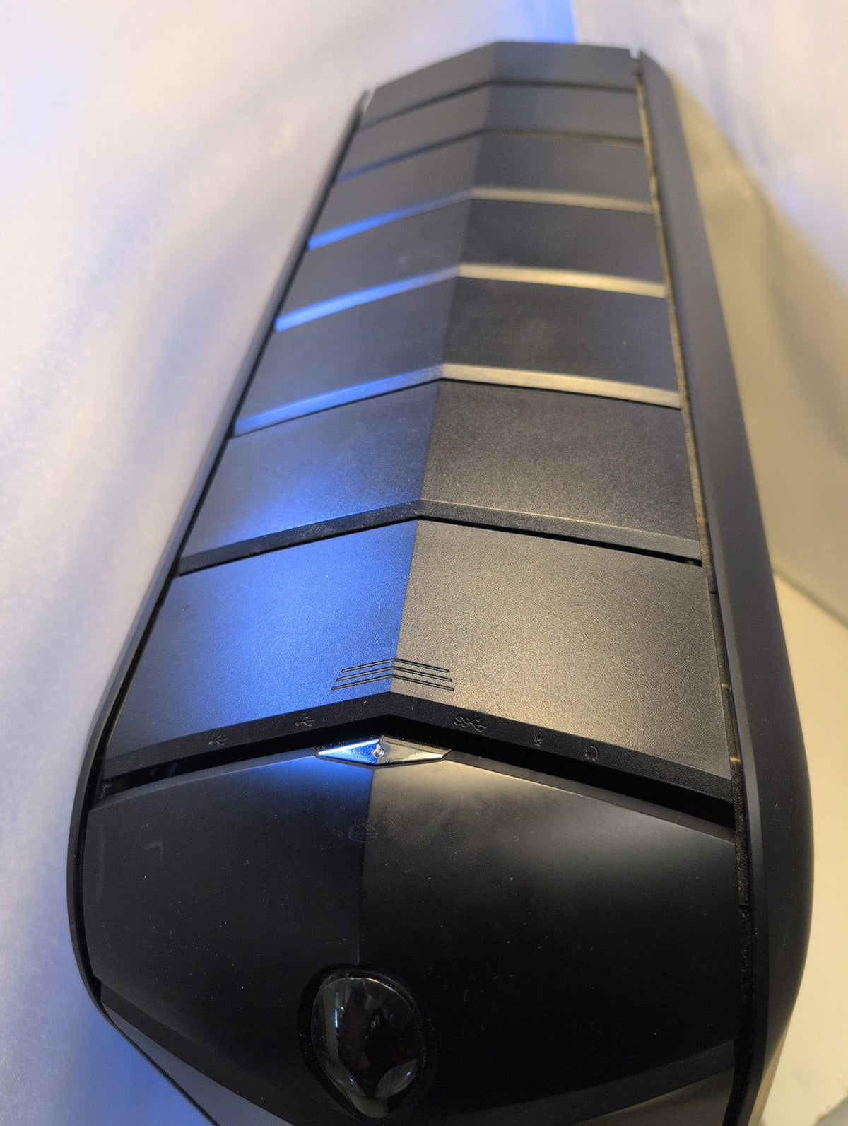 🎸 Alienware Aurora R4 Mid Tower Computer Case Only  - Black/Gunmetal PC Chassis